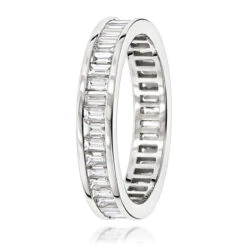 18K White Gold Diamond Eternity Ring 2.72ct -Jewelry Sales Store 18k gold diamond eternity ring 272ct p 30410 backwh