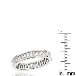 18K White Gold Diamond Eternity Ring 2.72ct -Jewelry Sales Store 18k gold diamond eternity ring 272ct p 30410 rulerwh