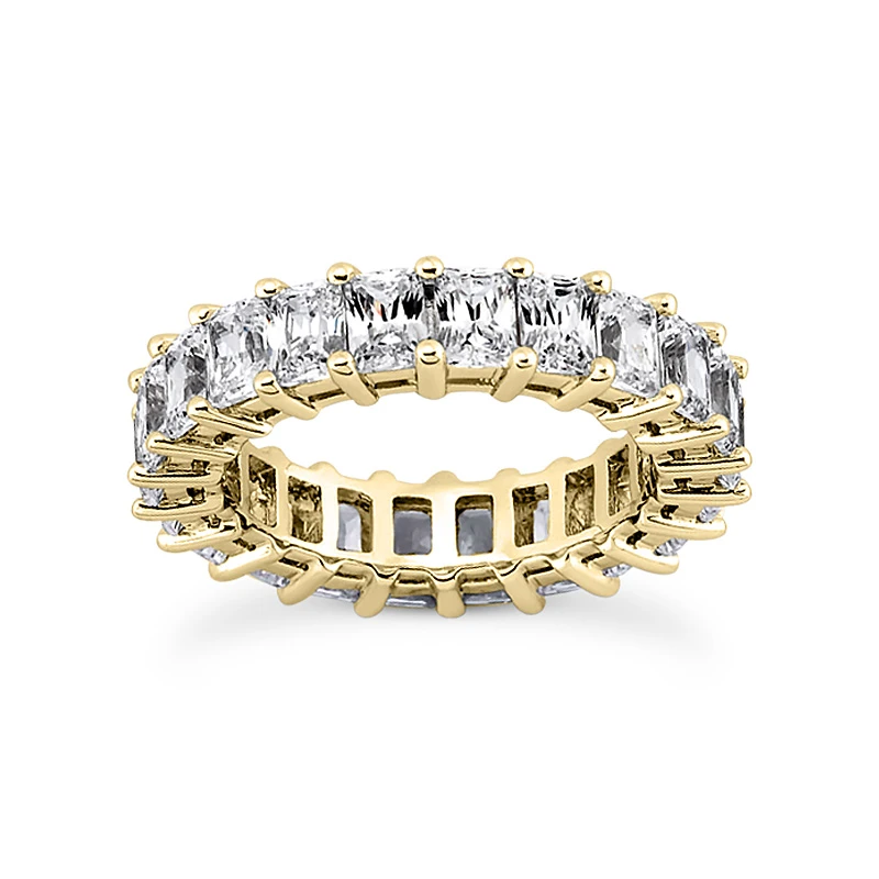 18K White Gold Diamond Eternity Ring 6.65ct 2 18K White Gold Diamond Eternity Ring 6.65ct - Image 2