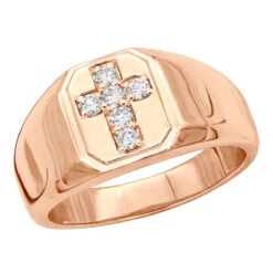 18K White Gold Men's Diamond Ring 0.30ct -Jewelry Sales Store 18k gold mens diamond ring 030ct p 31852 ro