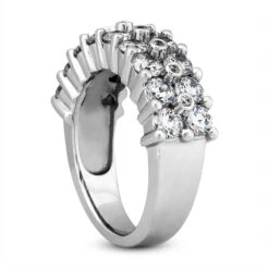 18K White Gold Men's Diamond Ring 4.66ct