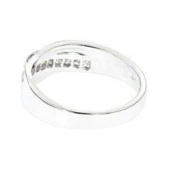 18K White Gold Men's Diamond Wedding Band 1ct -Jewelry Sales Store 18k gold mens diamond wedding band 1ct p 30803 backwh