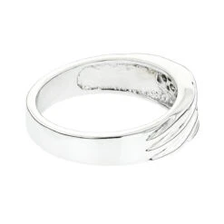 18K White Gold Men's Diamond Wedding Ring 0.12ct 5.9mm -Jewelry Sales Store 18k gold mens diamond wedding ring 012ct p 30867 backwh