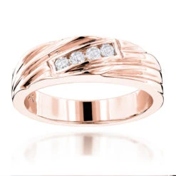 18K White Gold Men's Diamond Wedding Ring 0.12ct 5.9mm -Jewelry Sales Store 18k gold mens diamond wedding ring 012ct p 30867 ro