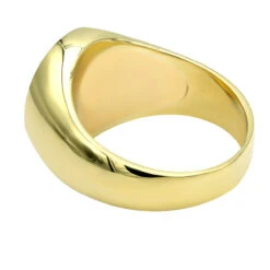 18K Yellow Gold Men's Round & Oval Diamonds Ring 2.06ct -Jewelry Sales Store 18k gold mens round oval diamonds ring 206ct p 31667 backye