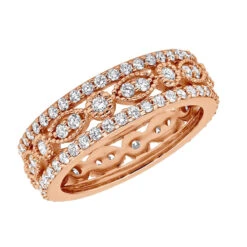 18K White Gold Tacori Style Diamond Full Eternity Ring 1.81c -Jewelry Sales Store 18k gold tacori style diamond full eternity ring 181c p 23025 ro