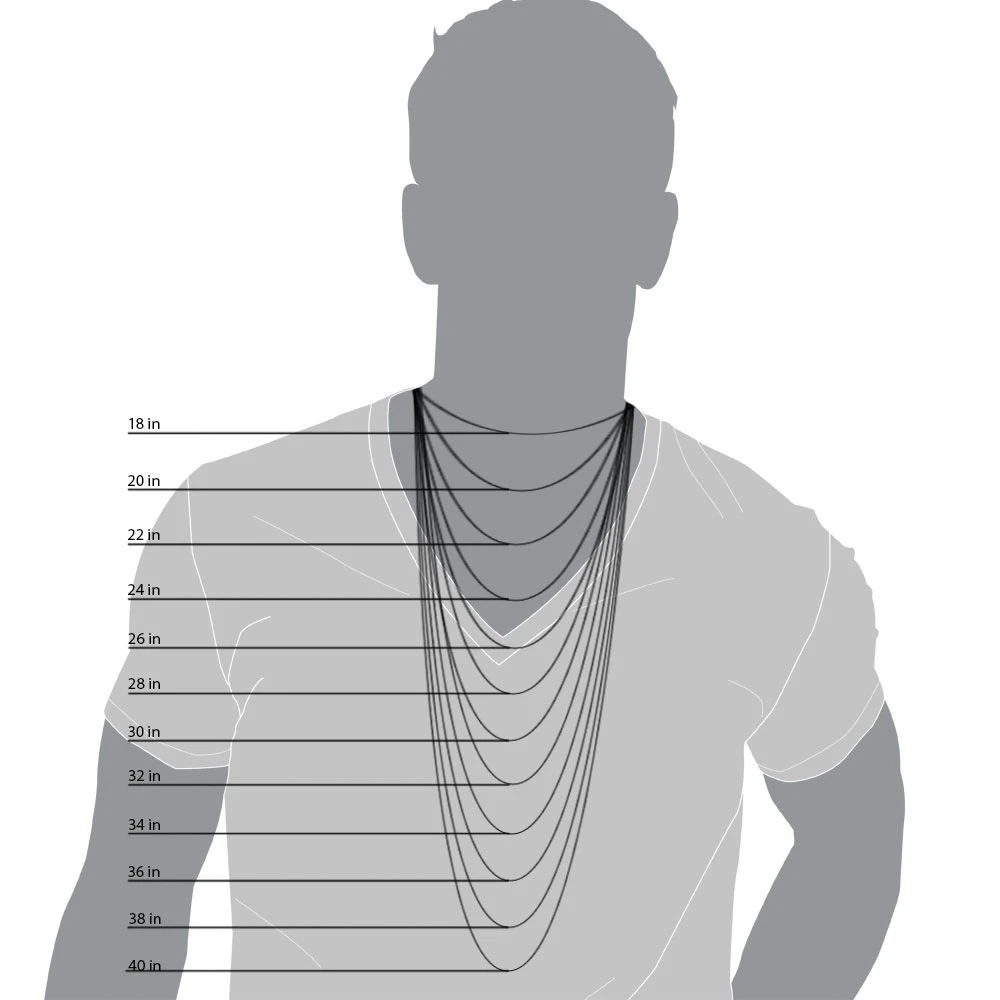 Men's Diamond Tennis Necklace In Real Sterling Silver 2 Rows Genuine Diamonds 6 Men's Diamond Tennis Necklace In Real Sterling Silver 2 Rows Genuine Diamonds - Image 6