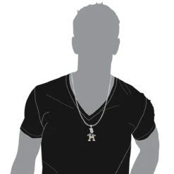 Bart Simpson Diamond Pendant 0.75ct Sterling Silver -Jewelry Sales Store bart simpson diamond pendant 075ct sterling silver p 47930 bodwh