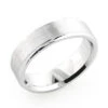 Cosmopolitan Thick Wedding Band For Men 14K White Gold