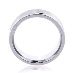 Cosmopolitan Wedding Band For Men Solid 14K White Gold -Jewelry Sales Store cosmopolitan wedding band for men 14k solid gold 4