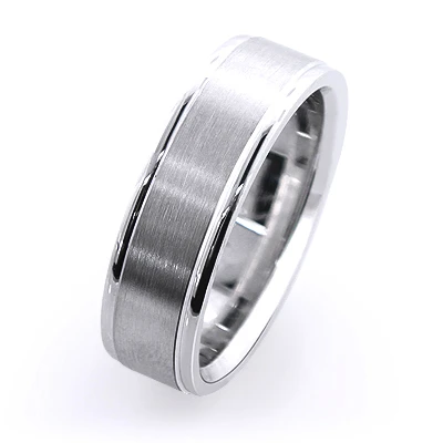 Cosmopolitan Wedding Band For Men In Platinum 2 Cosmopolitan Wedding Band For Men In Platinum - Image 2