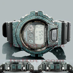 Casio Blue Diamond G-Shock Watch 5.25ct