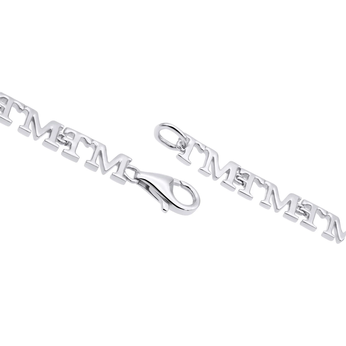 Custom Initials Bracelet For Men And Women 14K Yellow Gold 6 Custom Initials Bracelet For Men And Women 14K Yellow Gold - Image 6