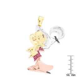 Judy Jetson Silver Pendant With Gemstones And Diamonds 7 Judy Jetson Silver Pendant With Gemstones And Diamonds -Jewelry Sales Store custom judy jetson silver pendant with gemstones and diamonds ruler