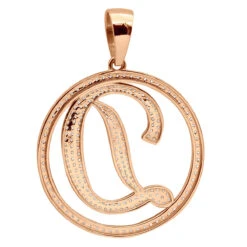 Diamond Initial Pendant For Men 10K Yellow Gold Alphabet Letter Custom Made -Jewelry Sales Store custom made diamond initial e pendant 329ct 10k gold alphabet letter backro