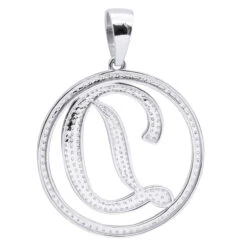 Diamond Initial Pendant For Men 10K Yellow Gold Alphabet Letter Custom Made -Jewelry Sales Store custom made diamond initial e pendant 329ct 10k gold alphabet letter backwh