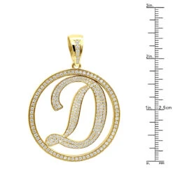 Diamond Initial Pendant For Men 10K Yellow Gold Alphabet Letter Custom Made -Jewelry Sales Store custom made diamond initial e pendant 329ct 10k gold alphabet letter rulerye