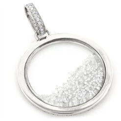 Custom-made Diamond Circle Shaker Pendant Gold Or Sterling Silver 8.7ct 8 Custom-made Diamond Circle Shaker Pendant Gold Or Sterling Silver 8.7ct -Jewelry Sales Store custom made diamond shaker pendant 87ct circle jewelry backwh