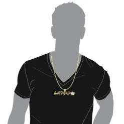 18K Yellow Gold Yellow Black White Diamond Pendant For Men 6ct -Jewelry Sales Store custom made jewelry 18k gold yellow black white diamond pendant for men 6ct bodye