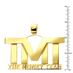 Large 10K Yellow Gold Name Plate Pendant For Men -Jewelry Sales Store custom made jewelry large solid 10k gold name plate pendant for men 001240 rulerye