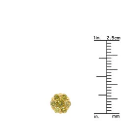 Diamond Clusters 14K Yellow Gold Yellow Diamond Stud Earrings 1ct -Jewelry Sales Store diamond clusters 14k yellow diamond stud earrings 1ct p 6805 rulerye