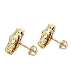 Diamond Earrings 14K Rose Gold Diamond Stud Earrings 1.66ct -Jewelry Sales Store diamond earrings rose gold diamond stud earrings 166ct p 6429 backye