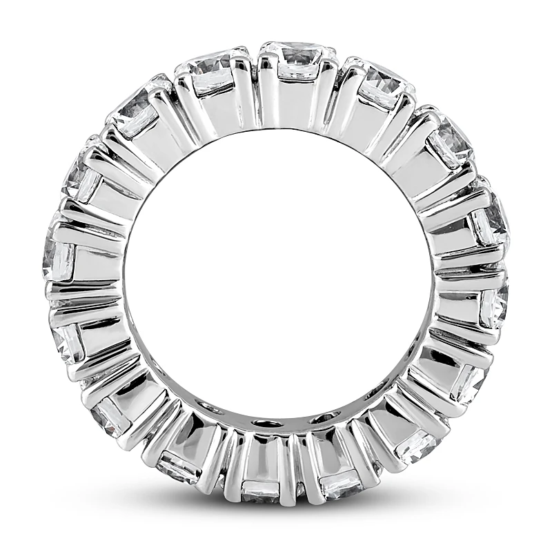 Diamond Platinum Eternity Band 5.60ct 3 Diamond Platinum Eternity Band 5.60ct - Image 3