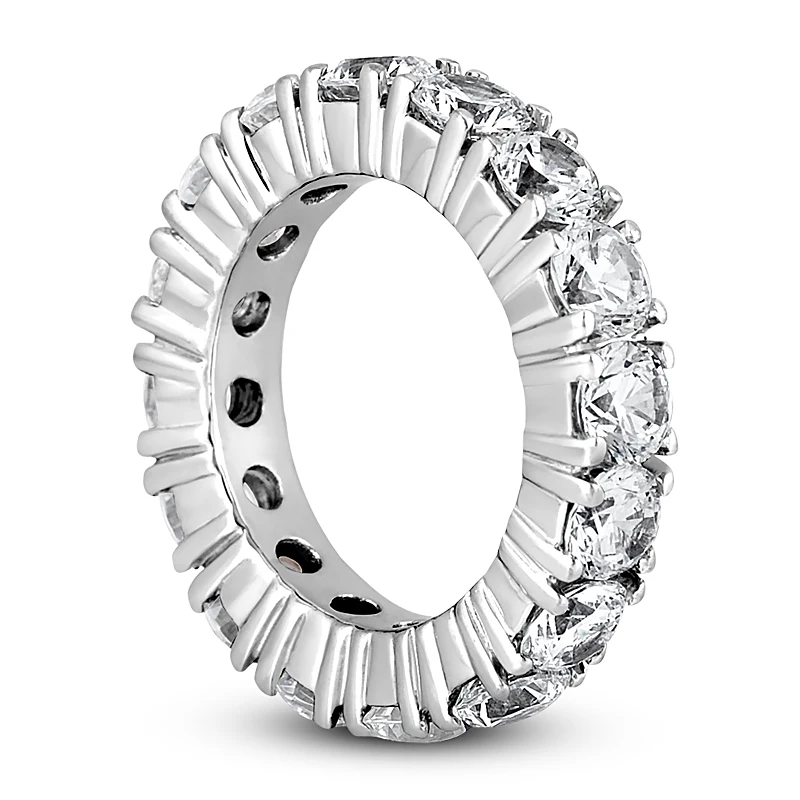 Diamond Platinum Eternity Band 5.60ct 2 Diamond Platinum Eternity Band 5.60ct - Image 2