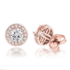 Diamond Studs 14K White Gold Cluster Diamond Stud Earrings .82ct -Jewelry Sales Store diamond studs 14k cluster diamond stud earrings 82ct p 6935 ro