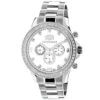 Diamond Luxurman Liberty 2ct Diamond Bezel Watch White MOP Dial
