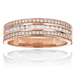 Diamond Wedding Bands 14K White Gold Designer Diamond Ring 0.5ct -Jewelry Sales Store diamond wedding bands 14k designer diamond band 059ct p 6514 ro