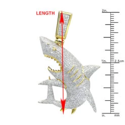 Large Fully Paved Diamond Shark Pendant For Men 10K Yellow Gold Jaws Charm 1.5ct 11 Large Fully Paved Diamond Shark Pendant For Men 10K Yellow Gold Jaws Charm 1.5ct -Jewelry Sales Store fully paved diamond shark pendant for men in 10k gold by luxurman 15ct rulerye