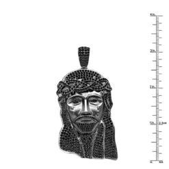 Genuine Black Diamond Jesus Pendant Sterling Silver Jesus Head Piece 12ct 7 Genuine Black Diamond Jesus Pendant Sterling Silver Jesus Head Piece 12ct -Jewelry Sales Store genuine black diamond jesus pendant sterling silver jesus head piece 12ct 000894 ruler
