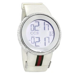 Men's Luxury Gucci Real 6 Carats Diamond Watch YA114214