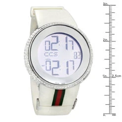 Men's Luxury Gucci Real 6 Carats Diamond Watch YA114214 -Jewelry Sales Store gucci diamond watches mens luxury watch 6ct p 35279 ruler