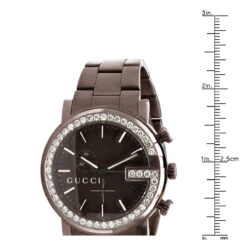 Gucci G-Chrono Men's Diamond Watch 3.1ct Brown 44mm YA101341 -Jewelry Sales Store gucci watches chrono mens diamond watch 310ct brown p 35276 ruler 1699413920