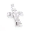 Hip Hop Silver Men's Diamond Cross Pendant 2ct Large