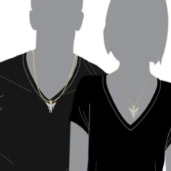 Iced Out Crowned Angel Pendant With Diamonds 10K Yellow Gold 1.5ct -Jewelry Sales Store iced out crowned angel pendant with diamonds in 10k gold 164ct bodye