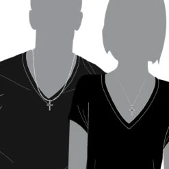 14K White Gold White And Black Diamond Cross Pendant For Men & Women 1.33ct -Jewelry Sales Store jewelry 14k gold white and black diamond cross pendant for men women 133ct bodwh