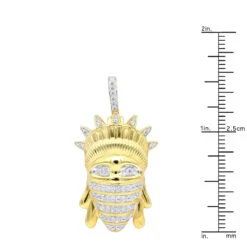 American Rebel 10K Yellow Gold Statue Of Liberty In Bandana Diamond Pendant 15 American Rebel 10K Yellow Gold Statue Of Liberty In Bandana Diamond Pendant -Jewelry Sales Store jewelry american rebel real 10k gold statue of liberty in bandana diamond pendant rulerye 1