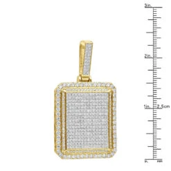 Big 14K Yellow Gold Iced Out Diamond Dog Tag Pendant For Men 8 Carats 2.25 Inches 15 Big 14K Yellow Gold Iced Out Diamond Dog Tag Pendant For Men 8 Carats 2.25 Inches -Jewelry Sales Store jewelry big 14k gold iced out diamond dog tag pendant for men 8 carats 225 inches 803182 rulerye