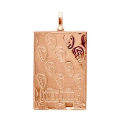 Custom-made 14K Rose Gold Diamond Unheard Pendant For Men 1.4Ct -Jewelry Sales Store jewelry custom made jewelry 14k gold diamond unheard pendant for men 14ct backro