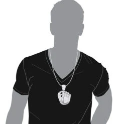 Iced Out Baseball Glove Real Diamond Pendant For Men By Joe Rodeo 14K White Gold 10 Iced Out Baseball Glove Real Diamond Pendant For Men By Joe Rodeo 14K White Gold -Jewelry Sales Store jewelry iced out baseball glove real diamond pendant for men by joe rodeo 14k gold bodwh