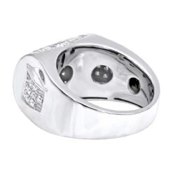 Luxurman Diamond Ring For Men 10K Yellow Gold 1.65ct -Jewelry Sales Store jewelry luxurman diamond ring for men 10k gold 165ct backwh