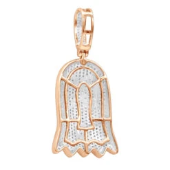 10K Yellow Gold Emoji Ghost Haloween Diamond Pendant For Men 1.2ct 13 10K Yellow Gold Emoji Ghost Haloween Diamond Pendant For Men 1.2ct -Jewelry Sales Store jewelry real 10k gold emoji ghost haloween diamond pendant for men 12ct backro