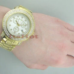 JoJo Watch 6.75 Ct Joe Rodeo Junior Yellow Gold -Jewelry Sales Store jojo watch 675 ct joe rodeo junior yellow gold p 9800bod