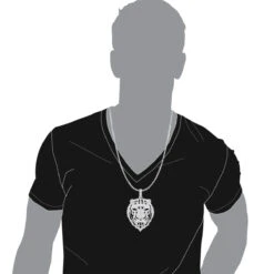 Large 14K Yellow Gold Men's Diamond Tiger Pendant With Black Enamel 10 Carats 18 Large 14K Yellow Gold Men's Diamond Tiger Pendant With Black Enamel 10 Carats -Jewelry Sales Store large 14k gold mens diamond tiger pendant with black enamel 10 carats 000773 bodwh