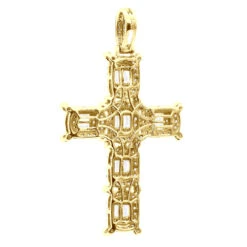 Large Diamond Cross Pendant For Men 14K White Gold Baguette Round Diamonds 3 Carat -Jewelry Sales Store large diamond cross pendant for men 14k gold baguette round diamonds 3 carat 803237 backye