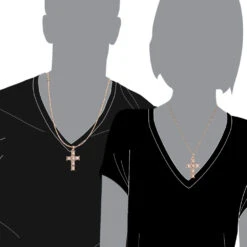 Large Diamond Cross Pendant For Men 14K White Gold Baguette Round Diamonds 3 Carat -Jewelry Sales Store large diamond cross pendant for men 14k gold baguette round diamonds 3 carat 803237 bodro