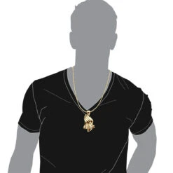 Large Men's 14K Yellow Gold Praying Hands Pendant With Diamond Bail 3 Inches Long 12 Large Men's 14K Yellow Gold Praying Hands Pendant With Diamond Bail 3 Inches Long -Jewelry Sales Store large mens 14k gold praying hands pendant with diamond bail 3 inches long body yellow 1686625643